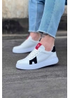 Wagoon WG040 Beyaz Siyah Erkek Casual Ayakkabı