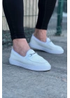 Wagoon Wg060 Beyaz Triko Babet Erkek Casual Ayakkabı Erkek Günlük Ayakkabı