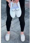 Wagoon WG060 Beyaz Triko Babet Erkek Casual Ayakkabı
