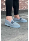Wagoon WG060 Gri Triko Babet Erkek Casual Ayakkabı