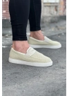 Wagoon WG061 Bej Triko Babet Erkek Casual Ayakkabı