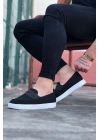 Wagoon WG061 Siyah Triko Babet Erkek Casual Ayakkabı
