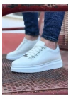 Wagoon WG08 Beyaz Düz Erkek Casual Ayakkabı