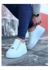 Wagoon WG08 Beyaz Düz Erkek Casual Ayakkabı