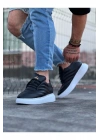 Wagoon WG094 Siyah Cilt Erkek Casual Ayakkabı
