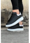 Wagoon WG095 Siyah Beyaz Erkek Casual Ayakkabı