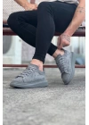 Wagoon WG096 Gri Süet Günlük Erkek Casual Ayakkabı