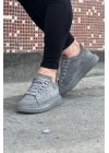 Wagoon WG096 Gri Süet Günlük Erkek Casual Ayakkabı