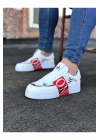 Wagoon Wg202 Beyaz Kırmızı Erkek Erkek Günlük Ayakkabı