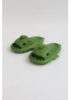 Wagoon Wg500 Köpekbalığı Haki Unisex Tam Ortopedik Shark Slides Erkek Terlik