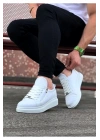 Wagoon Wg502 Beyaz Kapitone Erkek Casual Ayakkabı Erkek Günlük Ayakkabı