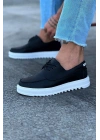 Wagoon WG506 Siyah Erkek Saraclı Casual Ayakkabı