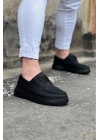 Wagoon WG508 Kömür Cilt Ortopedik Taban Erkek Casual Ayakkabı