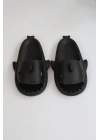 Wg500 Köpekbalığı Siyah Unisex Tam Ortopedik Shark Slides Kadın Terlik
