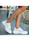 Wina Beyaz Triko Kadın Spor Ayakkabı