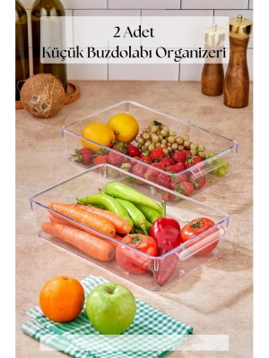2 Li Buzdolabı Organizeri & Buzdolabı Düzenleyici 3 lt