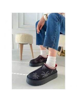 Mucy Siyah Süet Kadın Bot Siyah