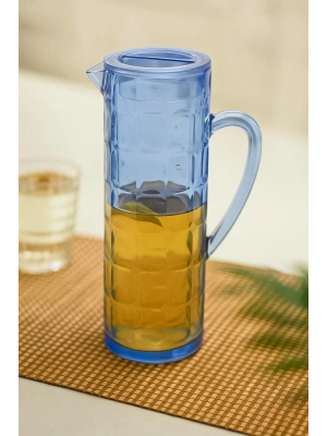Akrilik Allegra 1,5 Lt Lacivert Sürahi (Buzdolabı Kapak Rafına Sığar)