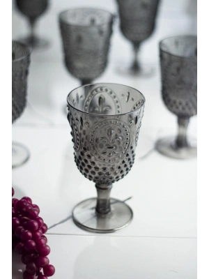 Akrilik Füme Tekli Kadeh & Su Meşrubat Kahve Yanı Bardağı 450 ml ( Cam Değildir )