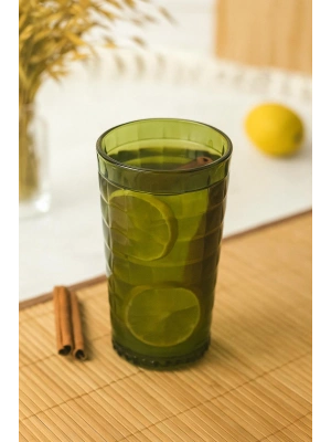 Allegra Koyu Yeşil 6’lı Bardak Seti 750 ml Akrilik Malzeme - Cam Değildir Kırılmaya Dayanıklı
