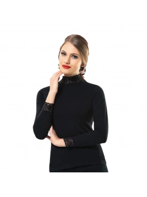 ANIT DANTELLİ UZUN KOL T-SHİRT 2936