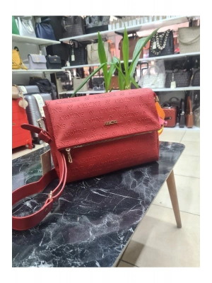 Armine 241 Kırmızı Lazer Askılı Kadın Çanta