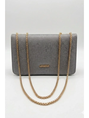 Armine 317 Platin Kadın Omuz & Çapraz Çanta