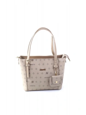 Armine 349 Vizon Baskılı Kadın Çanta - Vizon