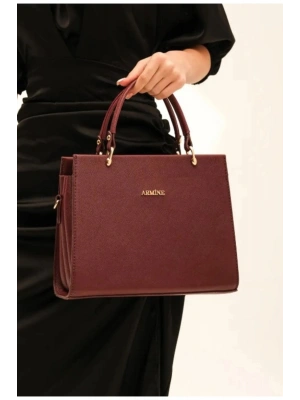Armine 355 Bordo Kadın Omuz Çantası