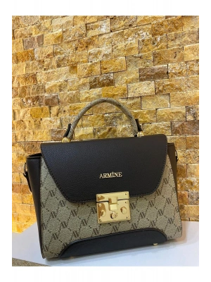 Armine 378 Vizon Noktalı Omuz Çantası