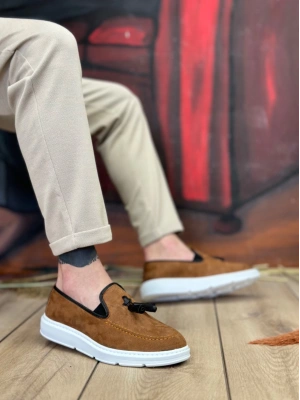 Ba0005 Bağcıksız Yüksek Taban Klasik Püsküllü Corcik Erkek Ayakkabı Erkek Klasik Ayakkabı