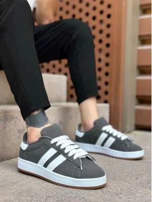 Ba0235 Boa İki Çizgili Füme Erkek Erkek Günlük Ayakkabı