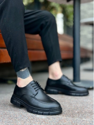 BA0237 Bağcıklı Klasik Yüksek Taban Casual Erkek Ayakkabı