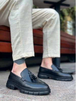 Ba0240 Püsküllü Cilt Klasik Yüksek Taban Casual Erkek Ayakkabı Erkek Klasik Ayakkabı
