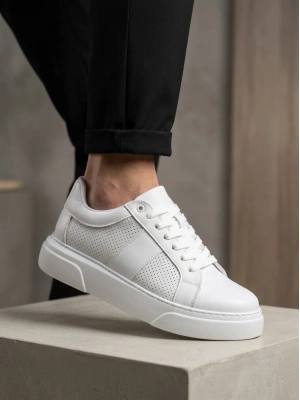 BA0247 Erkek Sneaker Günlük Casual Spor Ayakkabı Beyaz