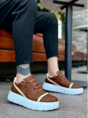 Ba0666 Boa Taba Yüksek Taban Erkek Erkek Günlük Ayakkabı