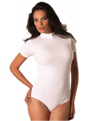 BALIKÇI YAKA KISA KOLLU BODY 4056