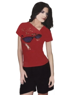 Berrak Kadın Gözlük Baskılı Şortlu Takım 2450