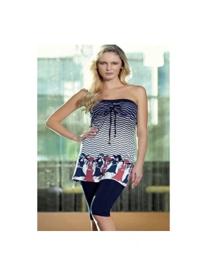 Berrak kadın Taytlı pano desenli takım