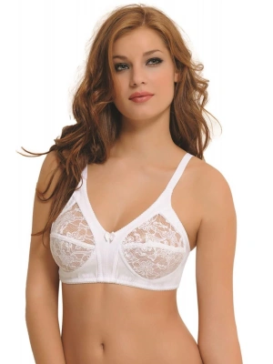 BEYAZ MI Emay 145 C Dantelli Toparlayıcı Sütyen