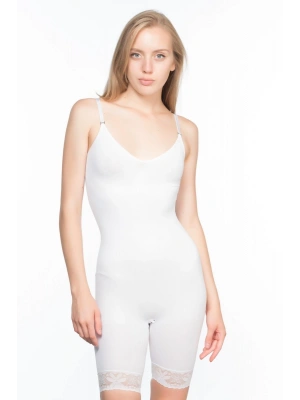 BEYAZ MI Emay 2031 Paçalı Dantelli Boy Korse