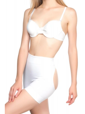 BEYAZ MI Emay 2034 Popo Açık Anti Selülit Korse