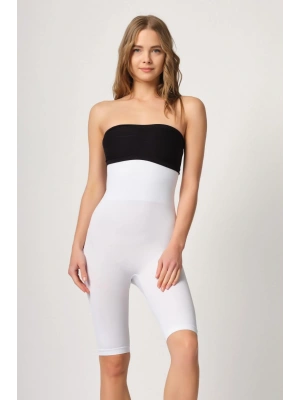 BEYAZ MI Emay 2044 Yüksek Bel Double Uzun Paçalı Korse