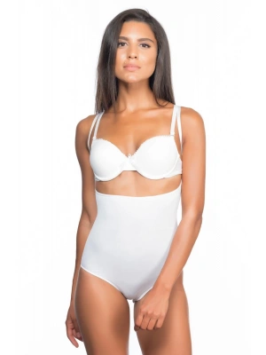 BEYAZ MI Emay 2073 Göğüsü Açık Desenli Body Korse