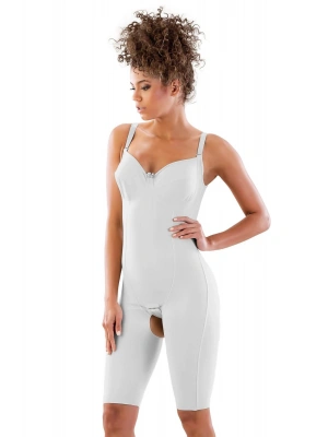 BEYAZ MI Emay 2822 Balen Sütyenli Paçalı Boy Lazer Korse