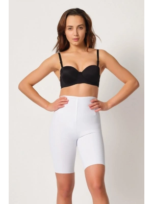 BEYAZ MI Emay 2927 Bel Dekolteli Balenli Paçalı Lazer Korse