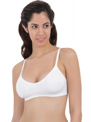 BEYAZ MI Emay 4020 Pedli İnce Askılı Büstiyer