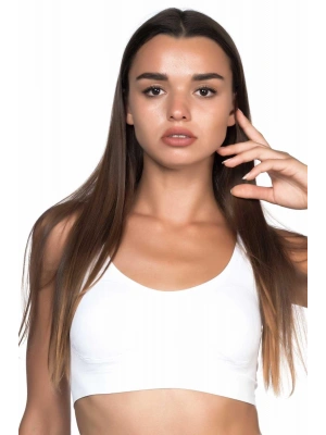 BEYAZ MI Emay 4021 Pedli Kalın Askılı Büstiyer