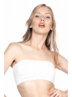 BEYAZ MI Emay 4022 Pedli Straplez Korse