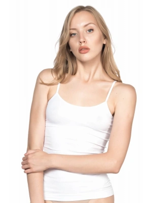 BEYAZ MI Emay 5001 Soft İp Askılı Uzun Atlet